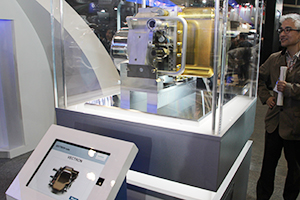 SOMATOM Forceに搭載される新開発のX線管“VECTRON”。最大1300mAの管電流の発生が可能