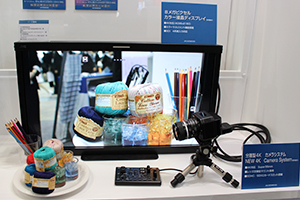 4Kカメラシステムと4K対応8MPカラーディスプレイ（参考展示）