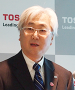 CTの世界市場でシェア1位をめざすと述べた瀧口登志夫代表取締役社長