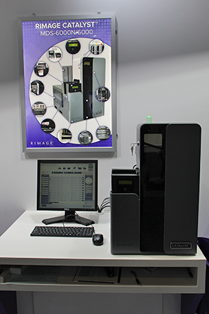 使用するプリンタが選択できる「Rimage CATALYST 6000N」