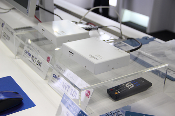 ONVIFトランスミッター「NVT-SDI」「NVT-DVI」（カリーナシステム社製）