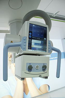 wFDの傾斜角度センサーの情報を読み取り液晶モニタに表示