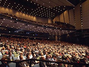 Opening Sessionの会場内