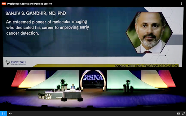 分子イメージングの第一人者であったSanjiv S. Gambhir氏