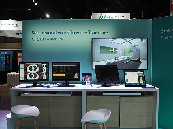 64列128スライスCT「Incisive CT 5100」のコンソールを再現