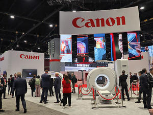 イノベーションエリアでは先進のCTシステムを展示