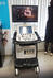 会場内に展示されたGE社製超音波診断装置「Vivid E95」