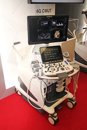 CMUTプローブへの対応した 「ALOKA ARIETTA 850」