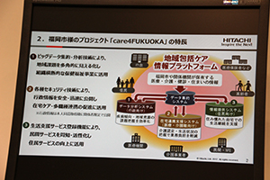 福岡市に提供している地域包括ケア情報プラットフォームの概要