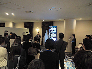 デジタルポスター発表会場の様子