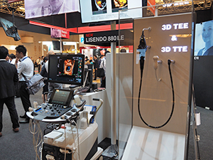 3D TTEを搭載した循環器科向けハイエンド超音波診断装置「LISENDO 880 LE」