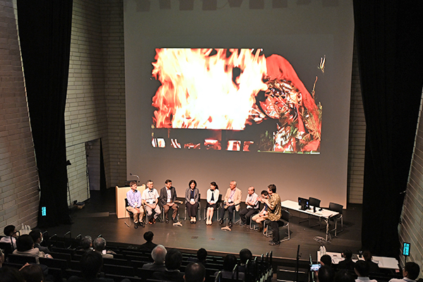 巨瀬勝美氏（エムアールアイシミュレーションズ）と杉村和朗氏（兵庫県病院局）を囲んだ「CampFire Talks 2025 in the Castle『レジェンドと語ろう』」