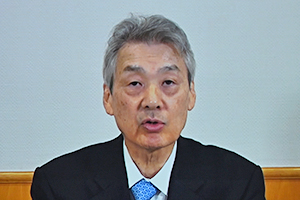 Healthtech Summit 2025への期待をビデオメッセージで伝える日本医師会会長の松本吉郎氏