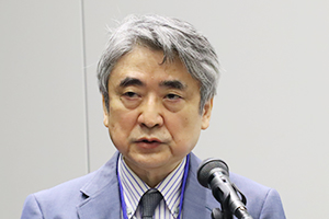高橋信次記念講演で登壇した竹原康雄氏（ハイメディック名古屋トラストクリニック）